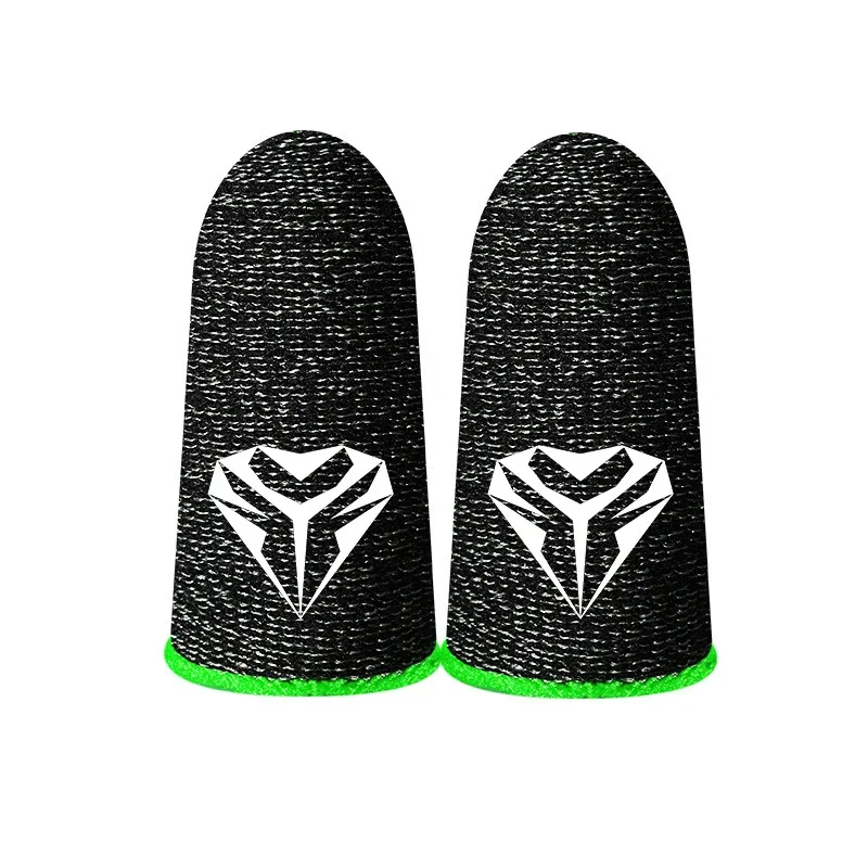1-5Pairs Mobiele Game Vingertop Handschoenen Transpiratie Antislip Gaming Vinger Mouw voor PUBG Ademende Vingertop Cover Duim handschoen
