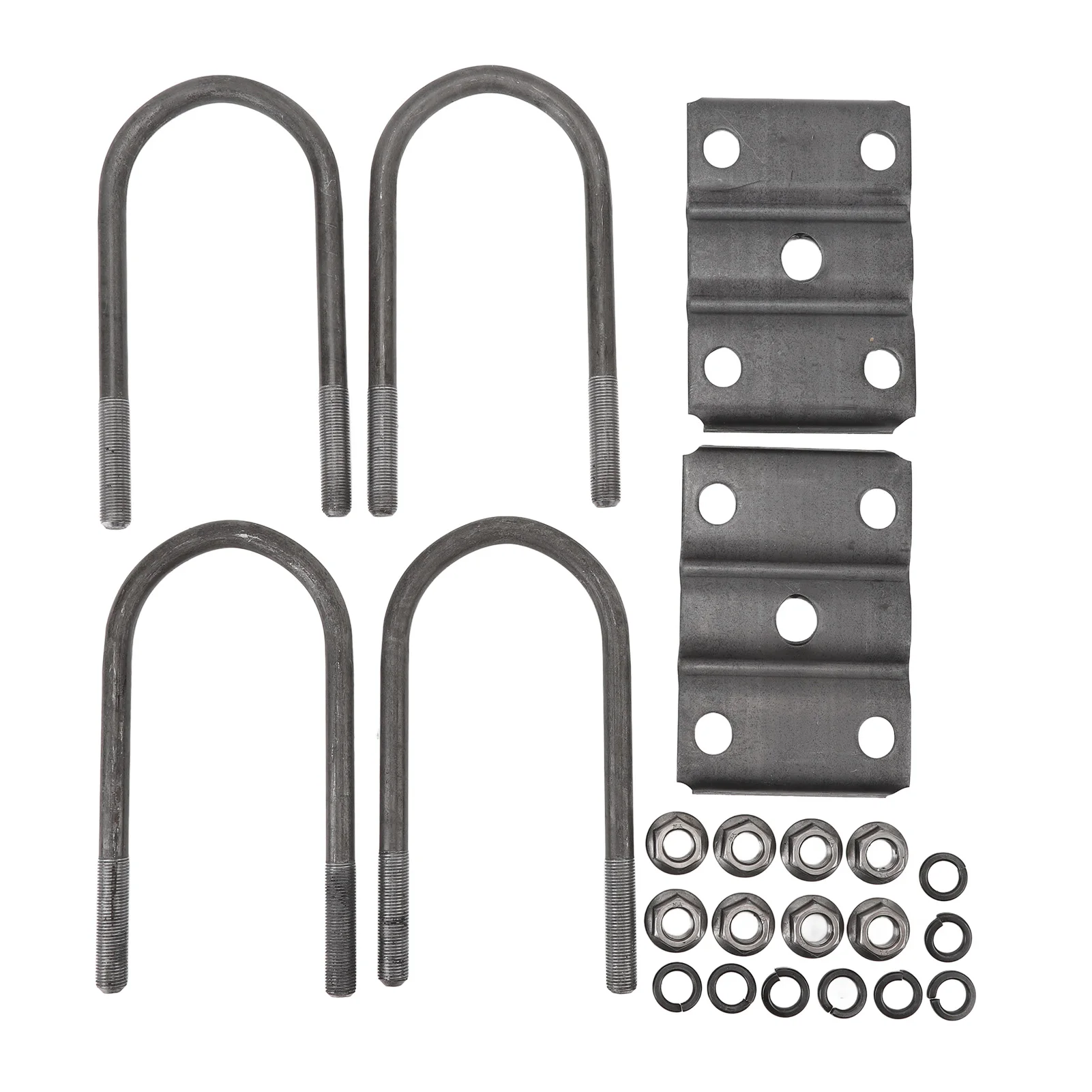 Trailer U Bolt Kit Trailer Spring U Bolt Enhanced Stability Long Lifespan Heavy Duty for 3 Inch Round Axle Leaf Spring