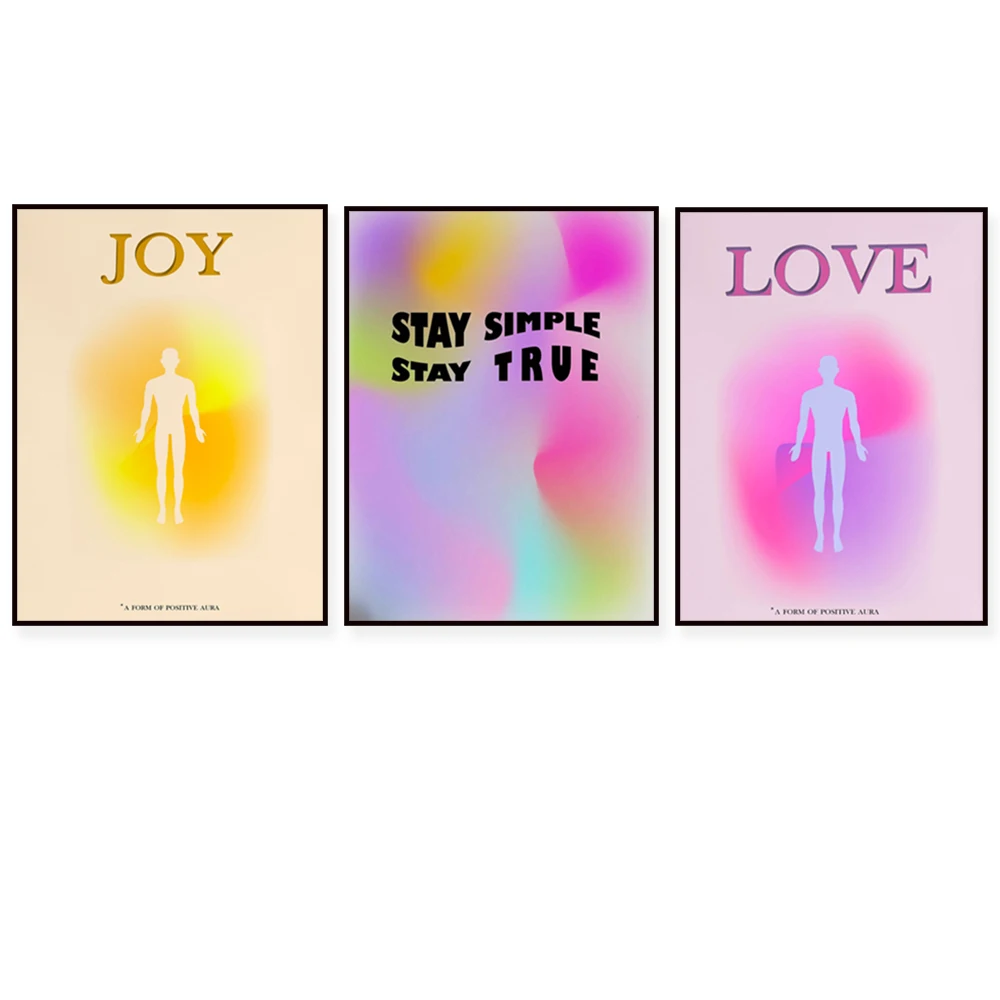 Aura Poster, Gradient Poster, Grainy Gradient, 72K Decor, Y2K Aesthetic, Printable Art, Love Form, Love Poster, Retro Poster