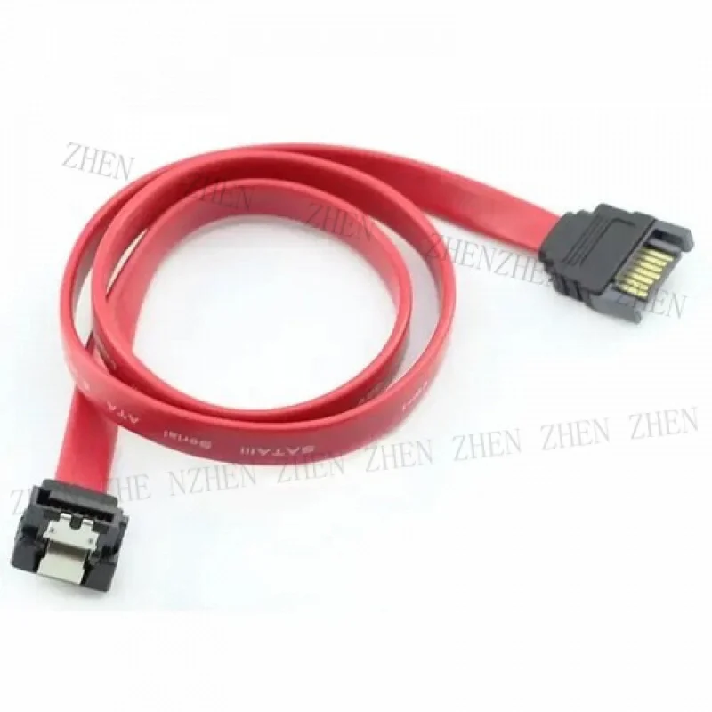 Y Y Up Angle 7P SATA 3.0 Serial Port M/F Extension Cable Cord for HDD SSD Hard Drive