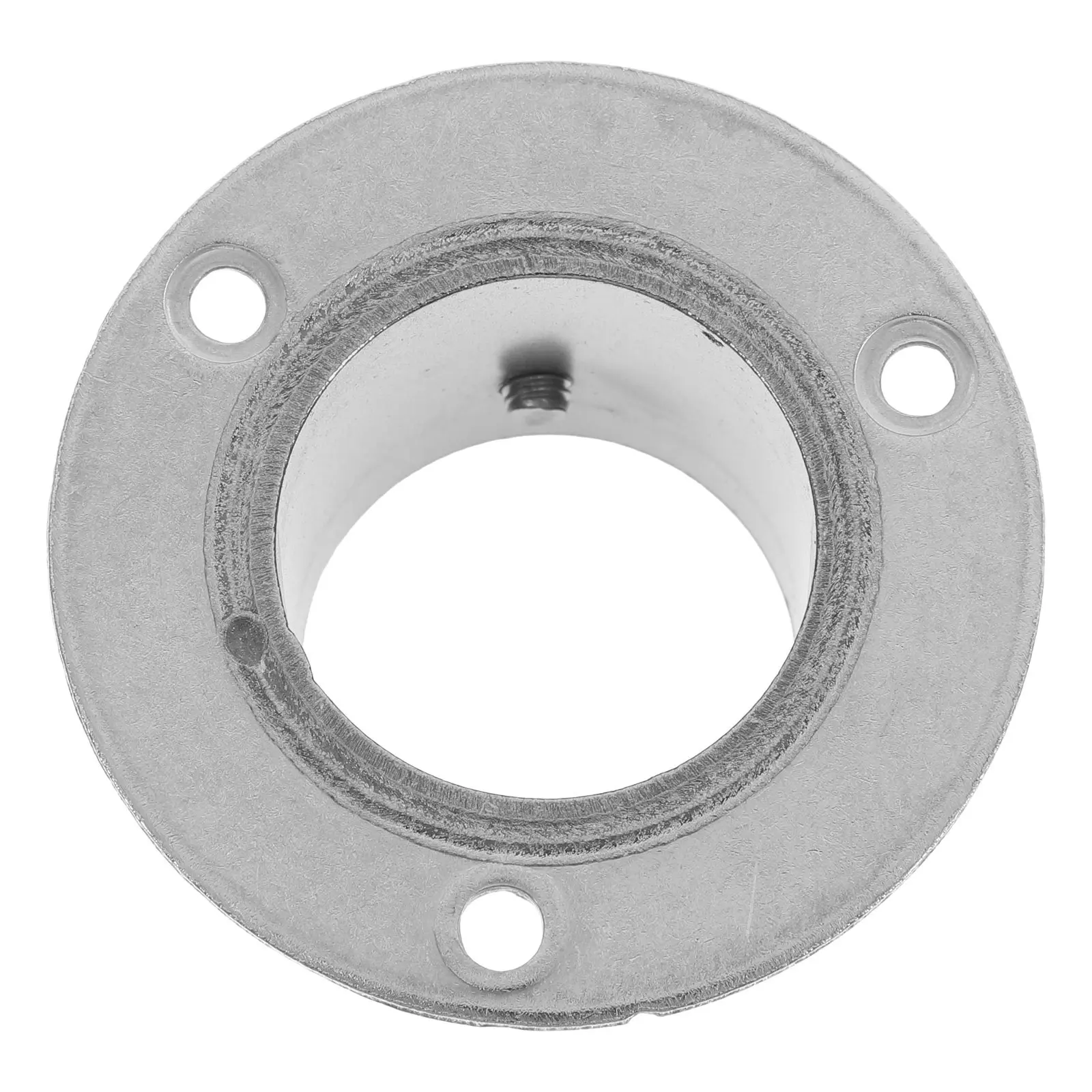 Premium Stainless Steel Flange Socket with Elevated Base Clothes Rod Support Bracket for Wardrobe Closet Pole Home Office Hotel