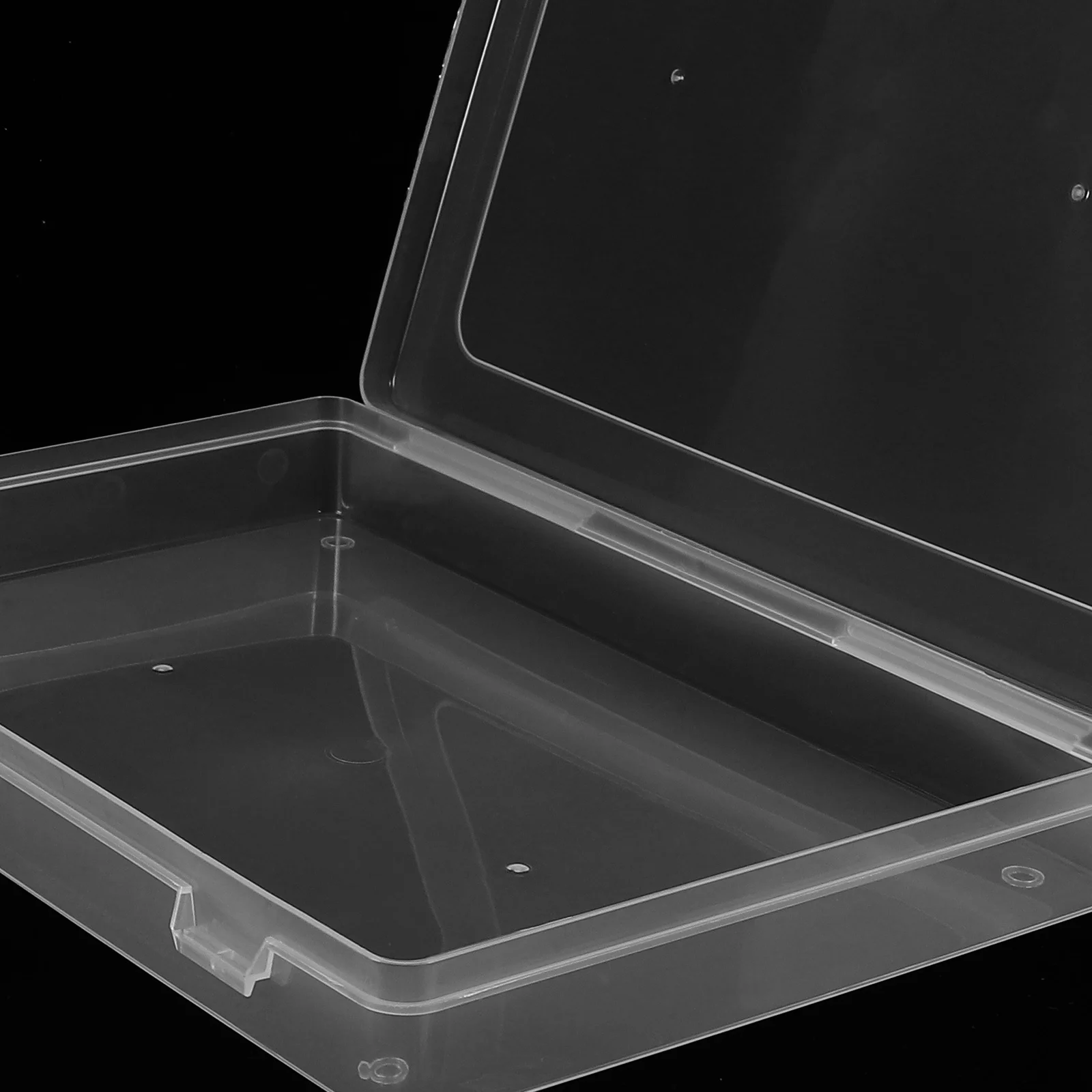 

2 шт. прозрачные коробки для хранения файлов, износостойкий пластиковый органайзер для документов, портативный контейнер для хранения бумаги для фотоальбомов