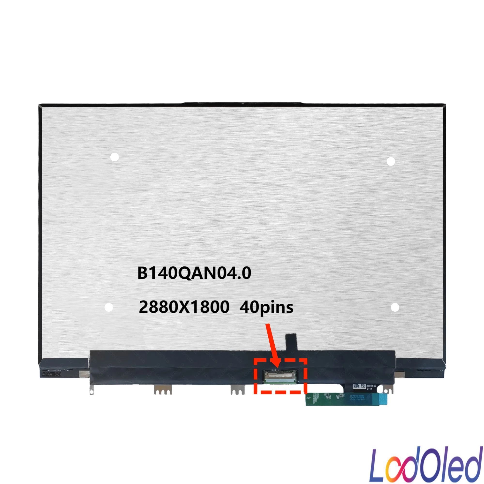 14.0'' 2.8K IPS LCD Touch Screen Assembly for Lenovo IdeaPad Slim 7 Pro 14IHU5 82QT0003US 82QT000BUS 2880X1800 40pins 90Hz