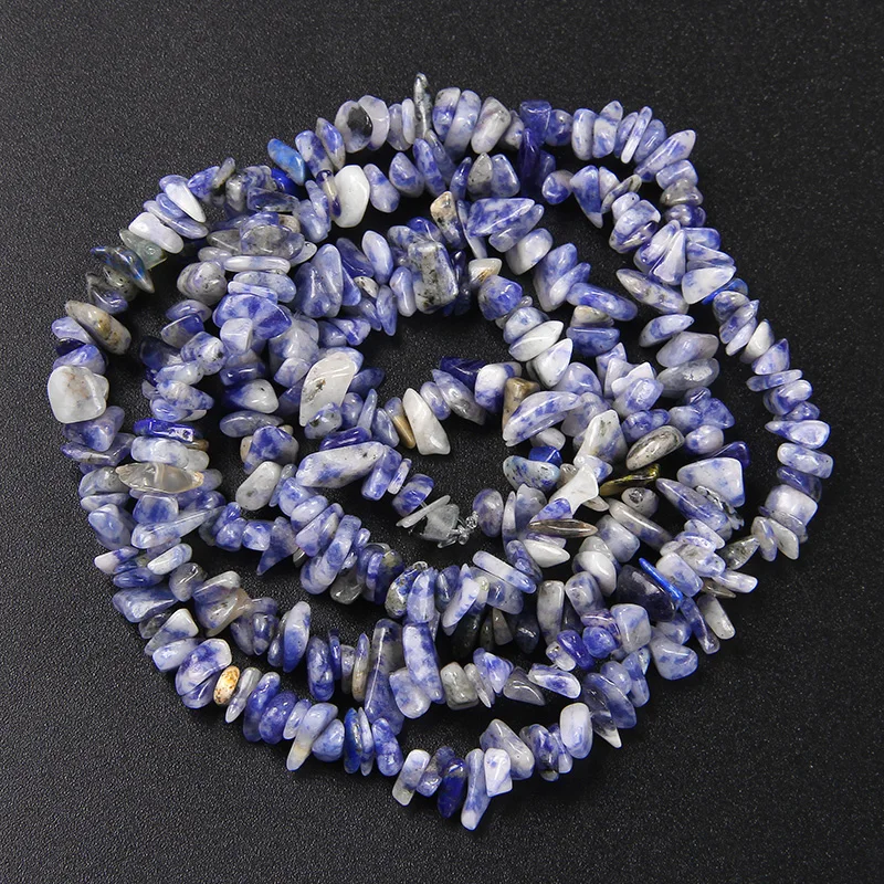 Natural Gravel Stone Beads Lapis Lazuil Bostwana Sodalite Chips Bead For Necklace Earrings Bracelets Jewelry Chain Beaded 3-5mm