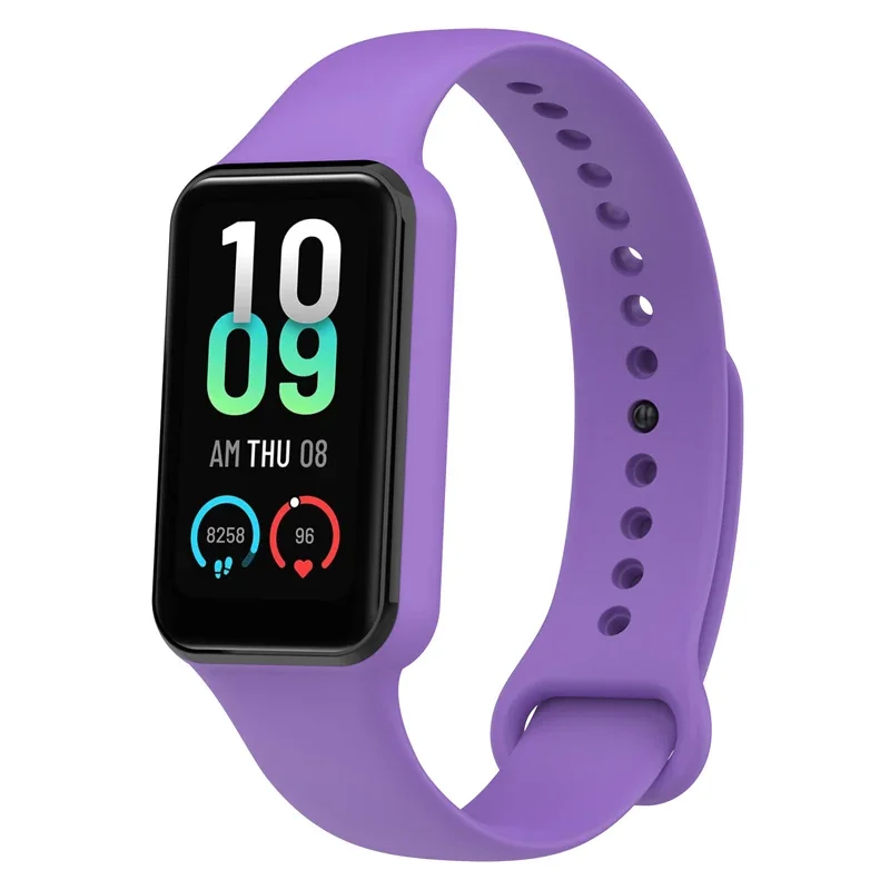 Correa de repuesto para Amazfit Band 7, pulsera deportiva de TPE suave para Amazfit Band 7