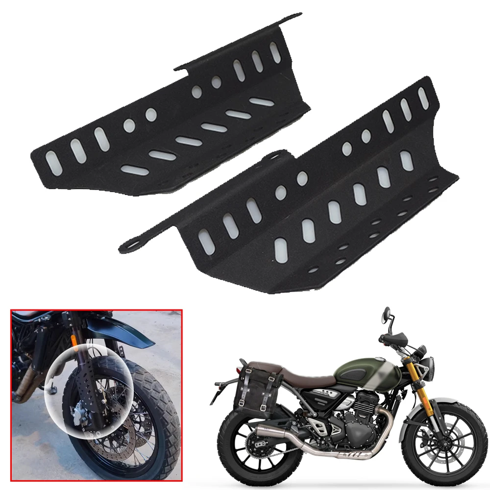 

Motorcycle Absorber Modification Accessories For Speed 400 Scrambler 400X 2024 2025 Stainless Steel Front Fork Protector Cover