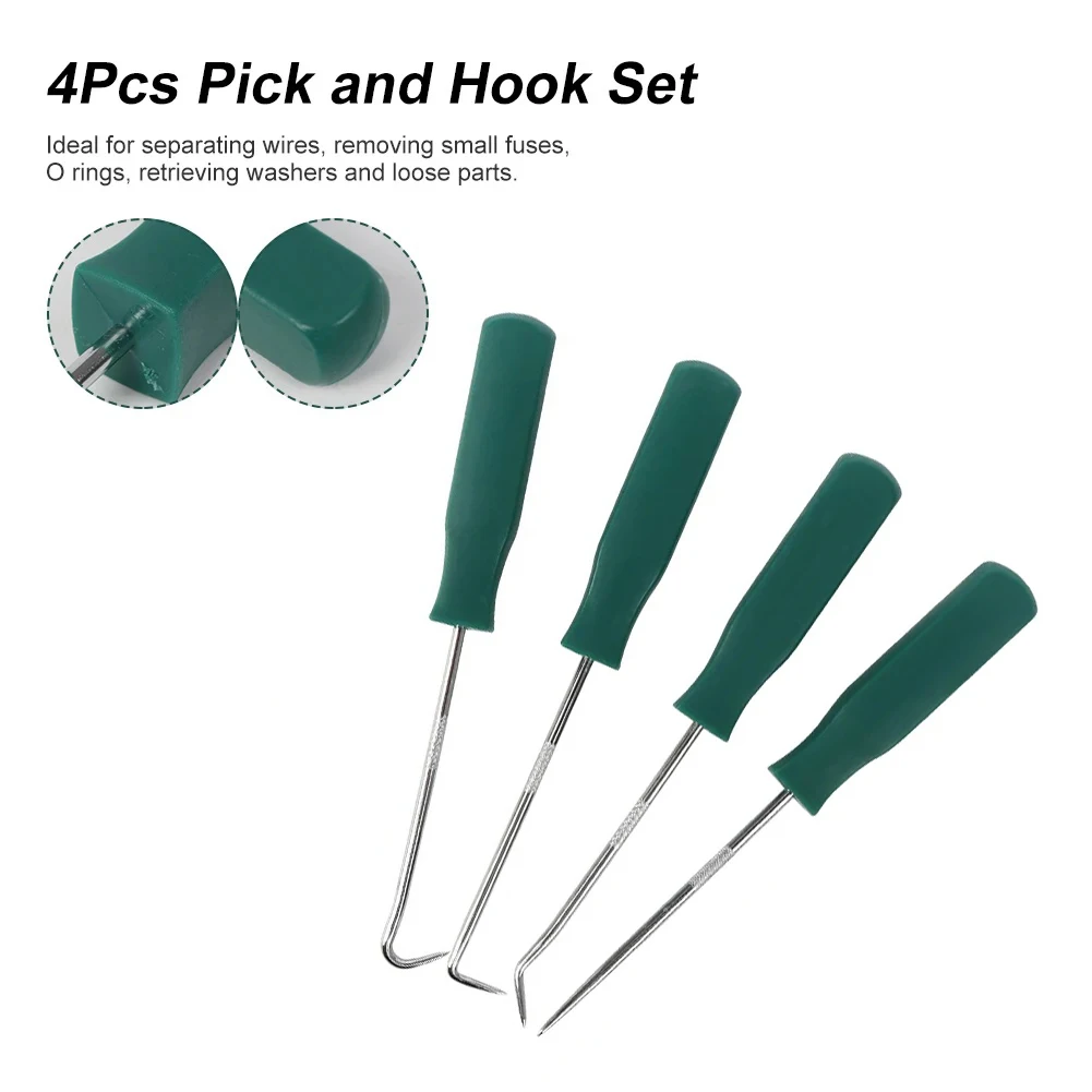 

4Pcs/Set 140mm Oil Seal Screwdrivers Set Car Auto Vehicle Pick Hooks For Garages General-Plumbers Mechanics Workshop Car Tools