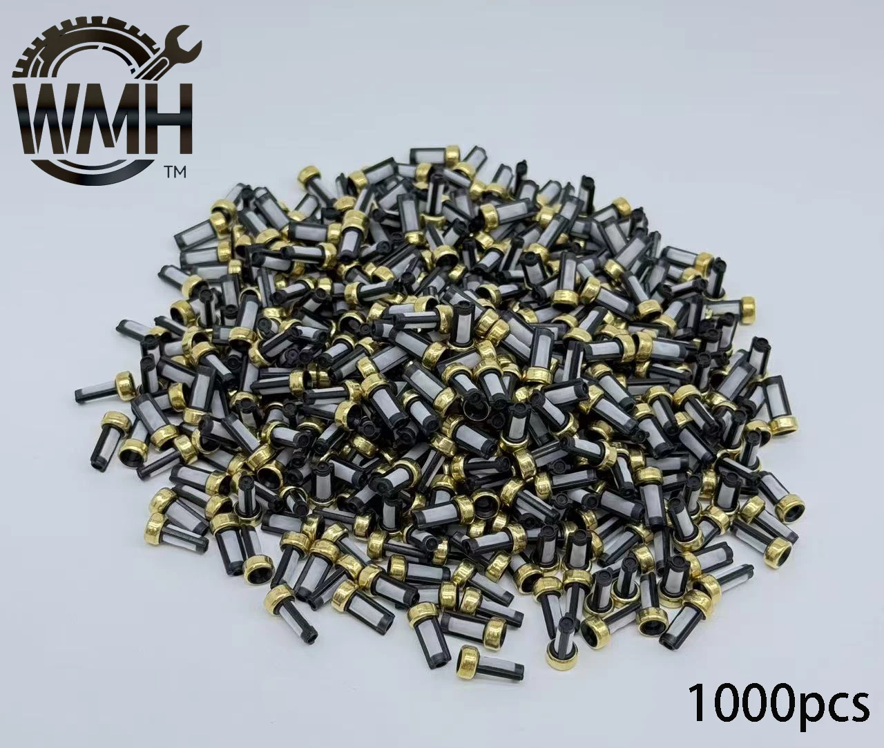 50/100/500/1000pcs Universal Fuel Injector Micro Filter 12*6*3mm Replacement Parts for Bosch Fuel Injectors Car Accessories