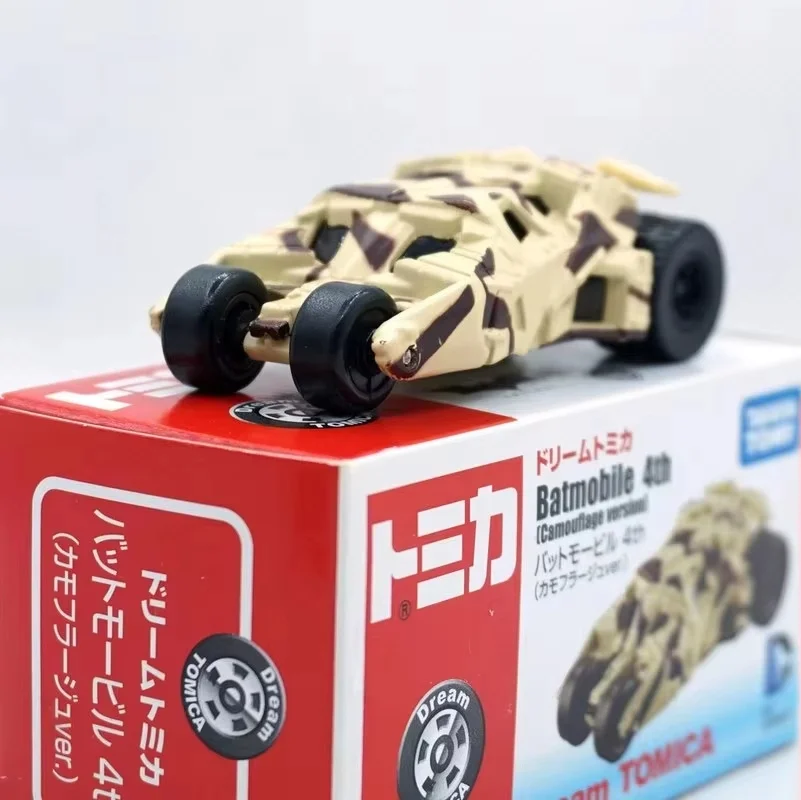 Hot Sale Takara Tomy Tomica Dream Tomica Marvel DC Batman Classic Batmobile 4th Car Model 146 148 Camouflage Collectible Toy - view 5
