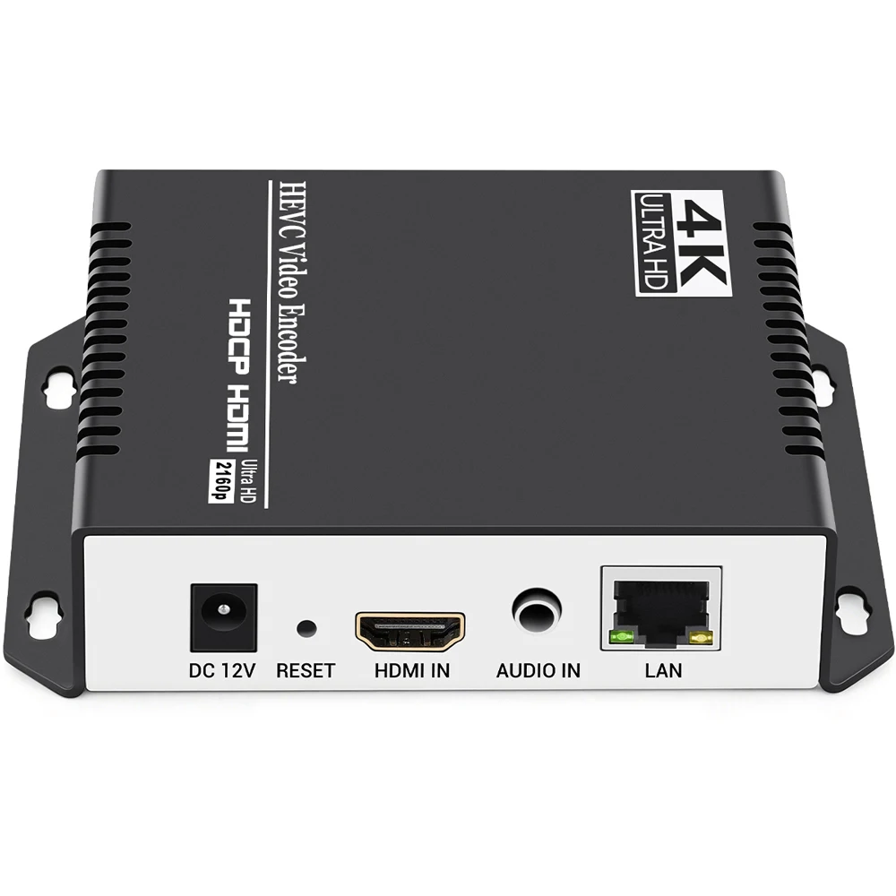 4K 1080P H.265 H.264 HDMI naar IP netwerk video streaming encoder hardware ondersteunt WebRTC RTMPS RTSP HLS ONVIF SRT UDP multicast - afbeelding 2