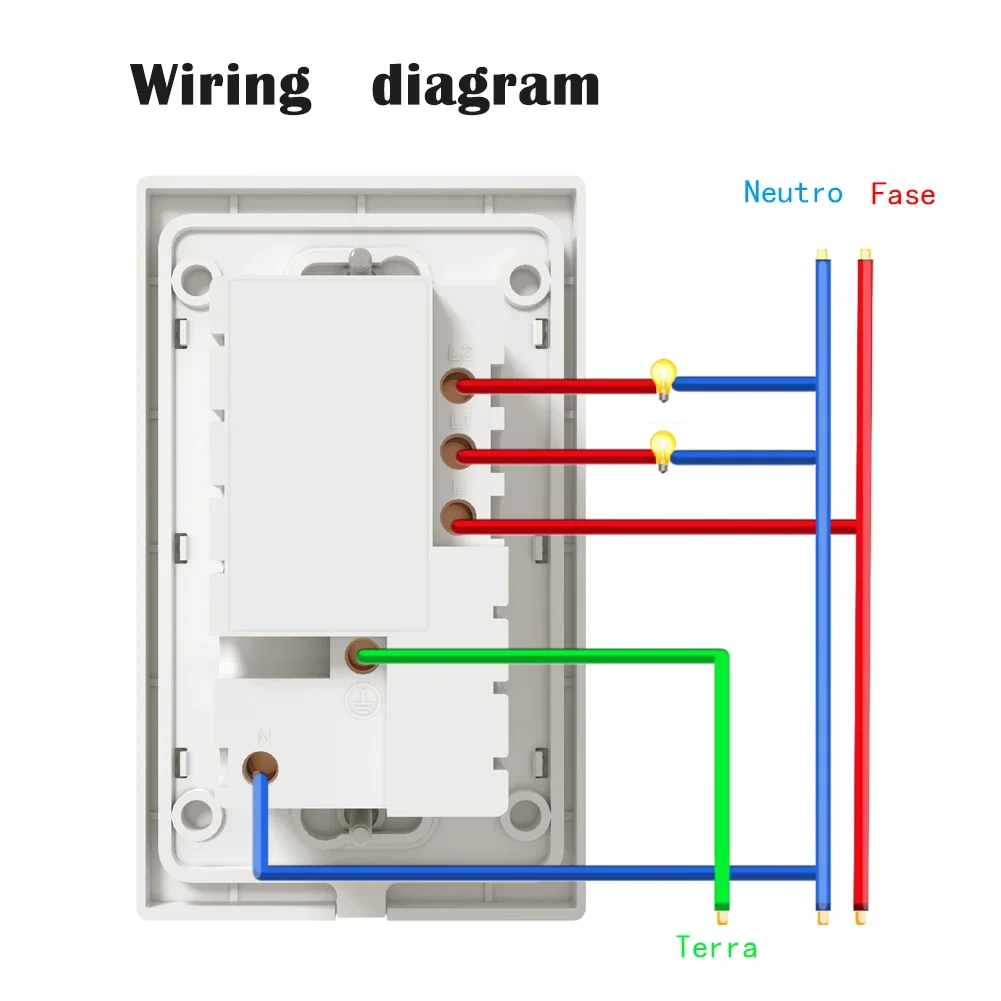 Light Switch US Plug Wall Socket Mexico Wifi Smart Tuya Outlet Touch Intelligent Rectangle Glass Panel Remote Alexa Google Home