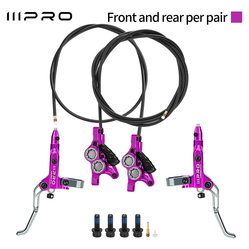 IIIPRO E4 C5X4 超軽量4ピストン自転車油圧ブレーキ 800/1550mm MTB