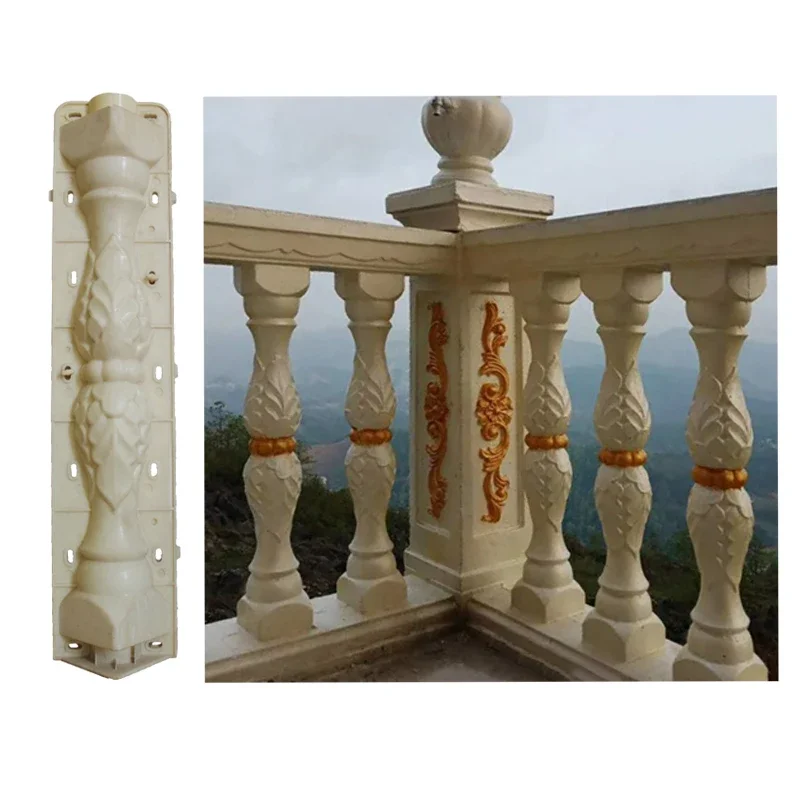 Cement vase column mold New Roman column Balcony railing guardrail Prefabricated double-leaf vase Construction abrasives Thicken