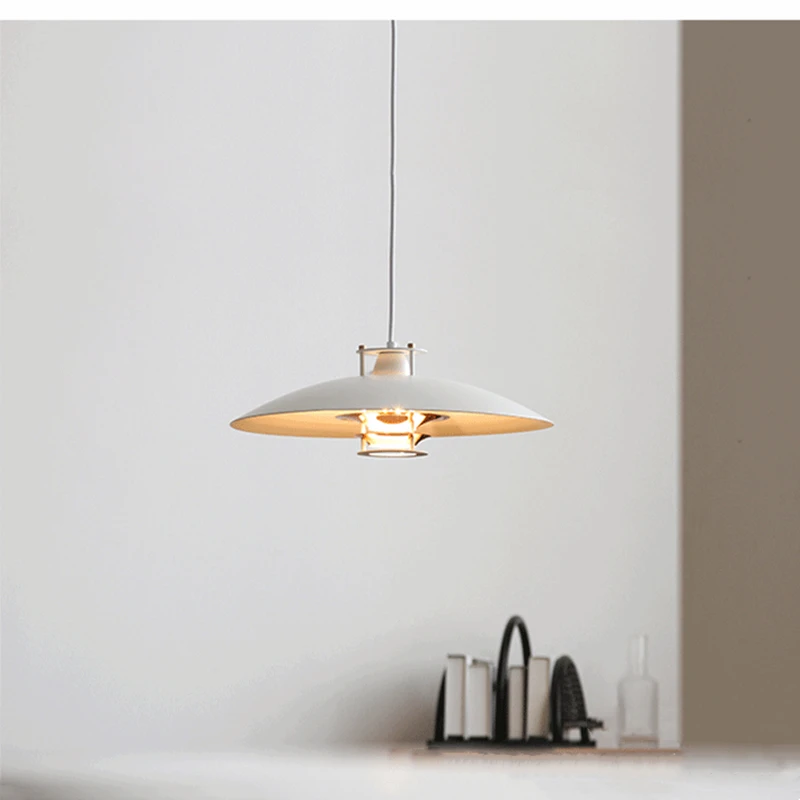 JL Pendant Light Nordic Designer Lights Modern Aluminum minimalist light For Bedroom Dining Room Loft E27 coloured pendant light