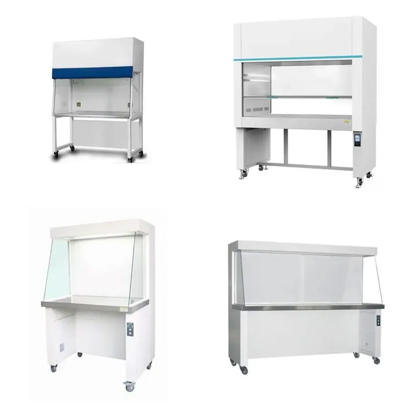 Vertical Laminar Flow Cabinet Clean Air Workstation Fume Hood Oil Smoke Extraction Ventilation System Laboratory Equipment