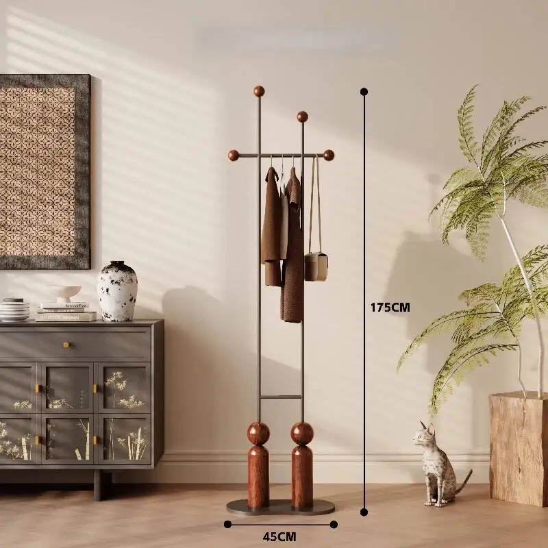 Modern Cream Coat Rack Living Room Simple Open Bedroom Clothes Display Coat Racks Indoor Hall Tree Porte Manteau Furniture