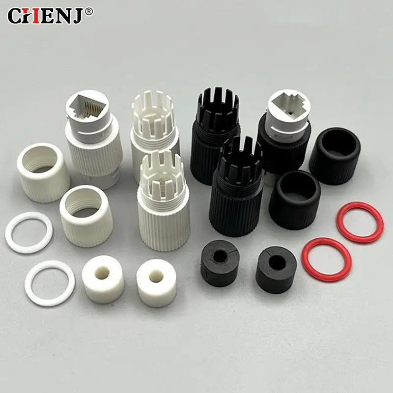 1Pcs RJ45 Docking Connector Ethernet Network Straight-through Waterproof IP67 Header Outdoor Broadband Network Cable Extender