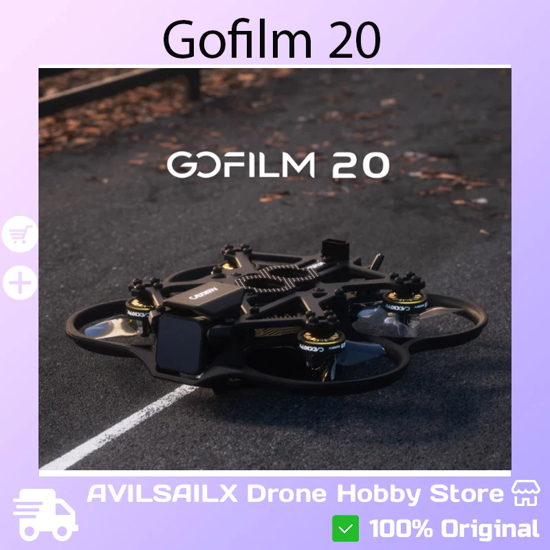 CADDXFPV Gofilm 20 2-inch 4K Starlight FPV Drone Moonlight Kit 4S Power System