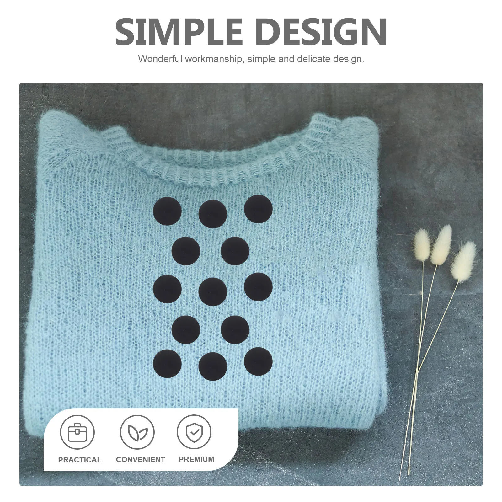 

500pcs Self-Adhesive Felt Stickers Decorative Clothes Diy Craft Dot Stickers For Festival Ornaments Handmade Materials Diy