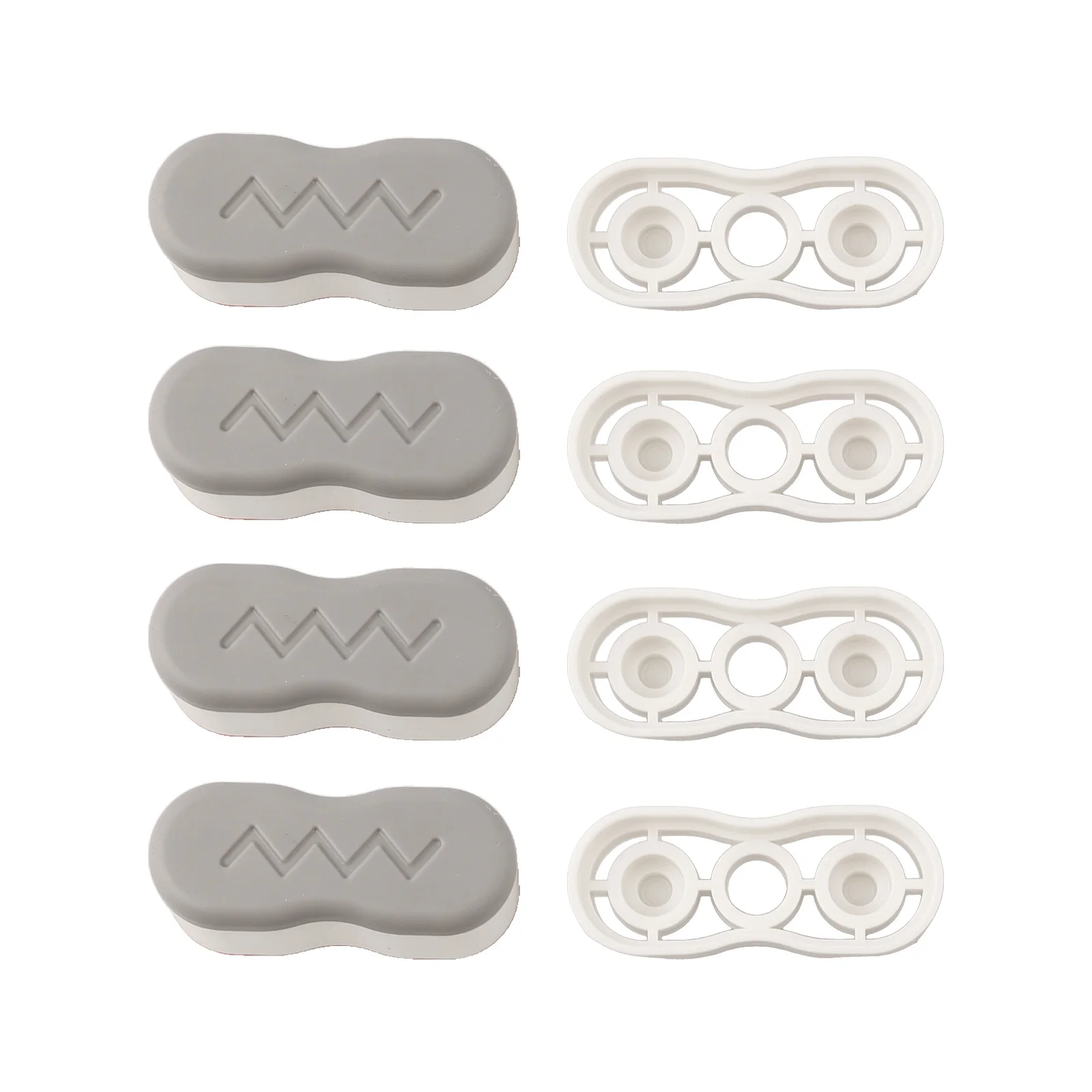 Adjustable Toilet Bumpers Bidet Height Pads Customizable Height Adjustments Easy Installation Design Optimal Comfort Usability