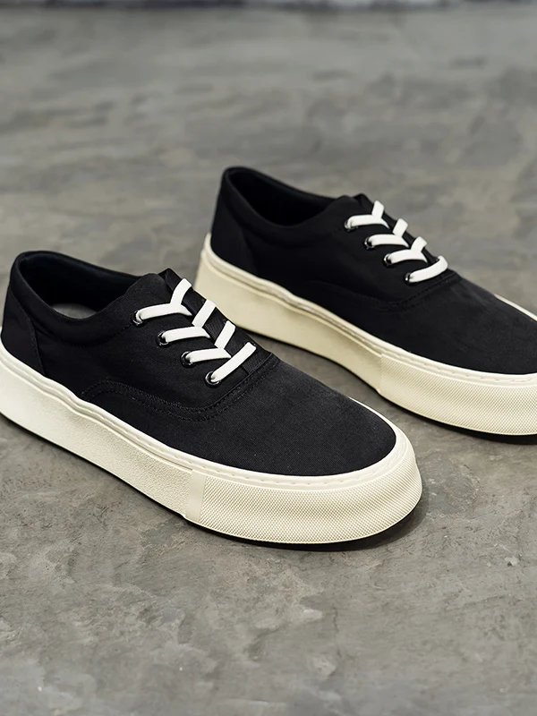 

Breathable Retro Japanese Sle Thi Bot Canvas oes ex Casual Slip-On Summer oes Comfortable All-Match Flat Heels