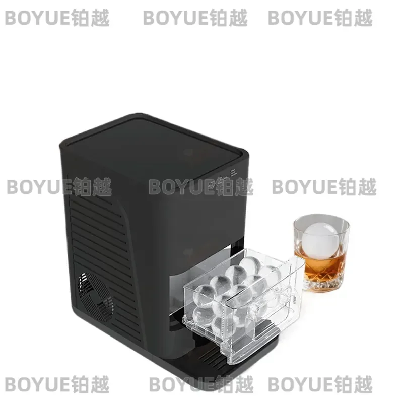 Electric Ice Ball Maker 50mm 55mm Sphere Ice Machine for Whisky Bar Automatic Round Ice Cube Maker Cocktail Drink Chiller
