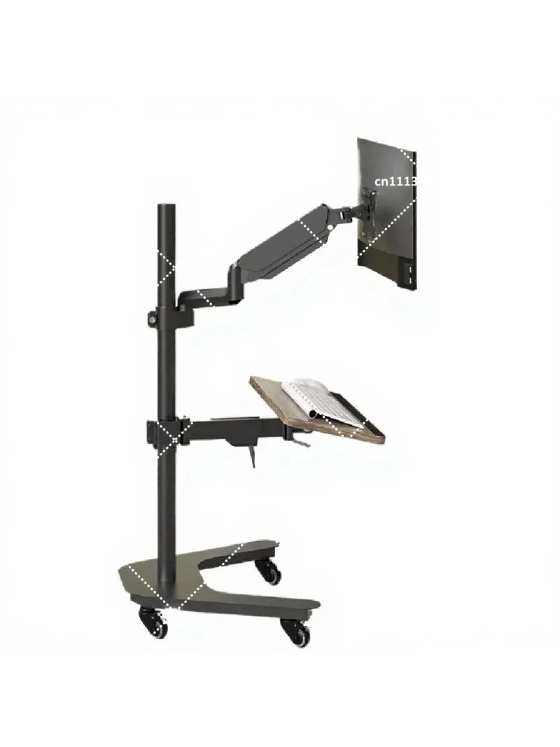 Computer Monitor Suspension Bracket Robotic Arm Lifting Table Mobile E-Sports Cockpit Multifunctional Workbench