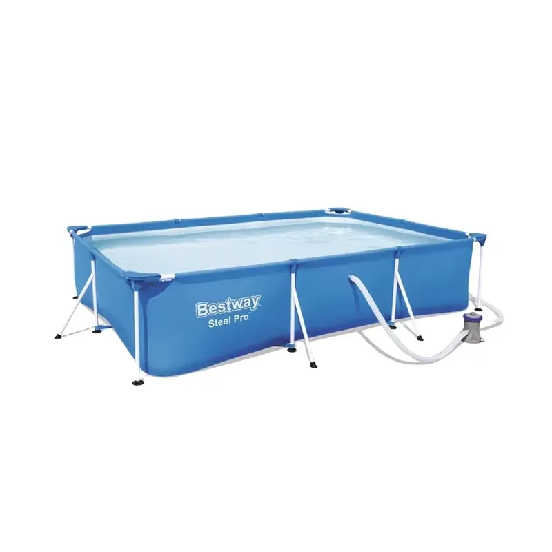Large Over Ground Metal Frame Swimming Pool Inflatable Water Tank Steel Pool for Homes