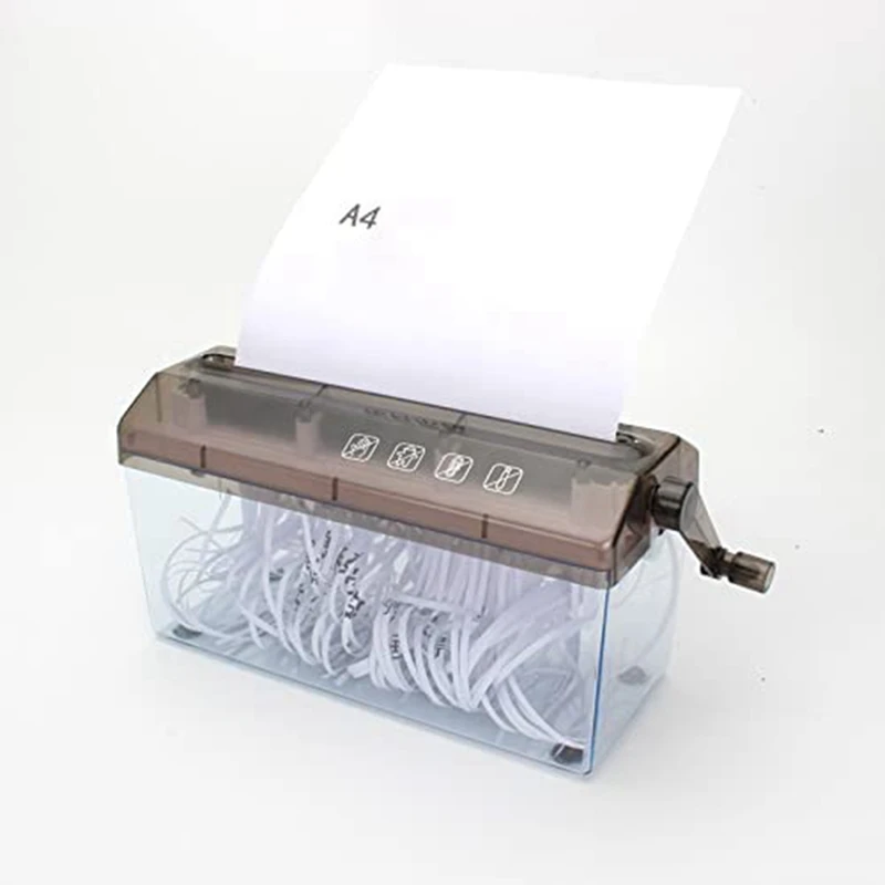 Hand Shredder, Manual Paper Cutting Machine A4 For Home, Mini Portable Manual Shredder For Home, School And Office