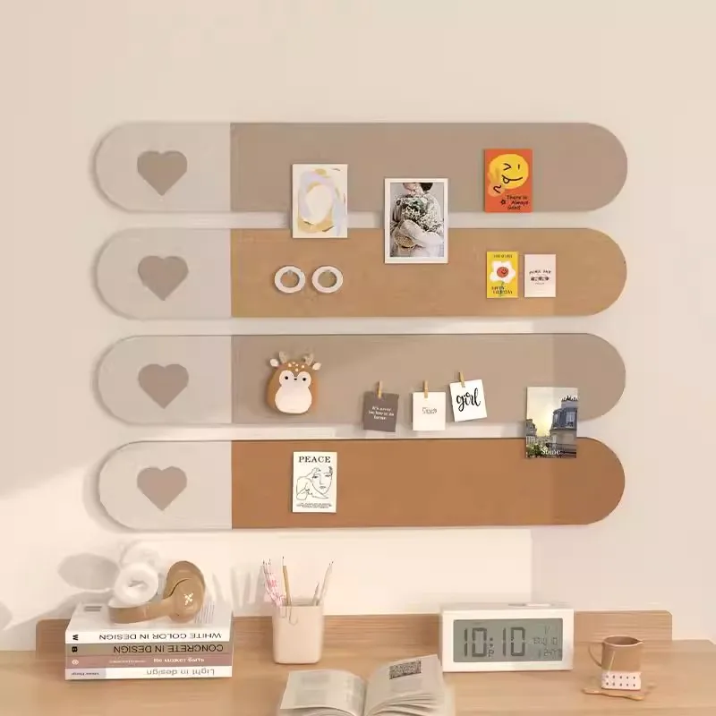 

Самоклеящаяся пробковая доска в стиле Ins, настенная наклейка без сверления, доска для фотодисплея, фон для дивана, декор для входа в гостиную, Colorfu