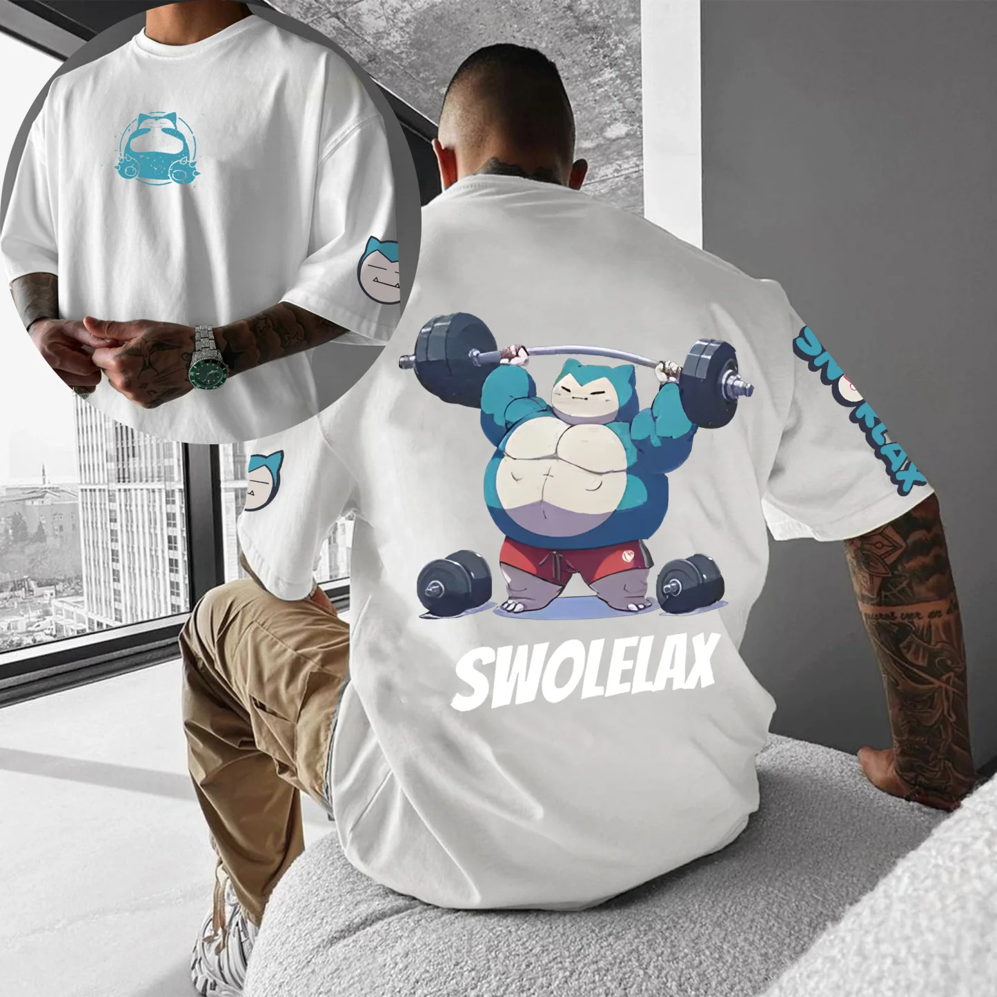Summer Anime Pokémon Cosplay T-Shirt Cotton Short Sleeve Tops Casual Loose Retro T-Shirt Men Women Family Matching Outfits Tops