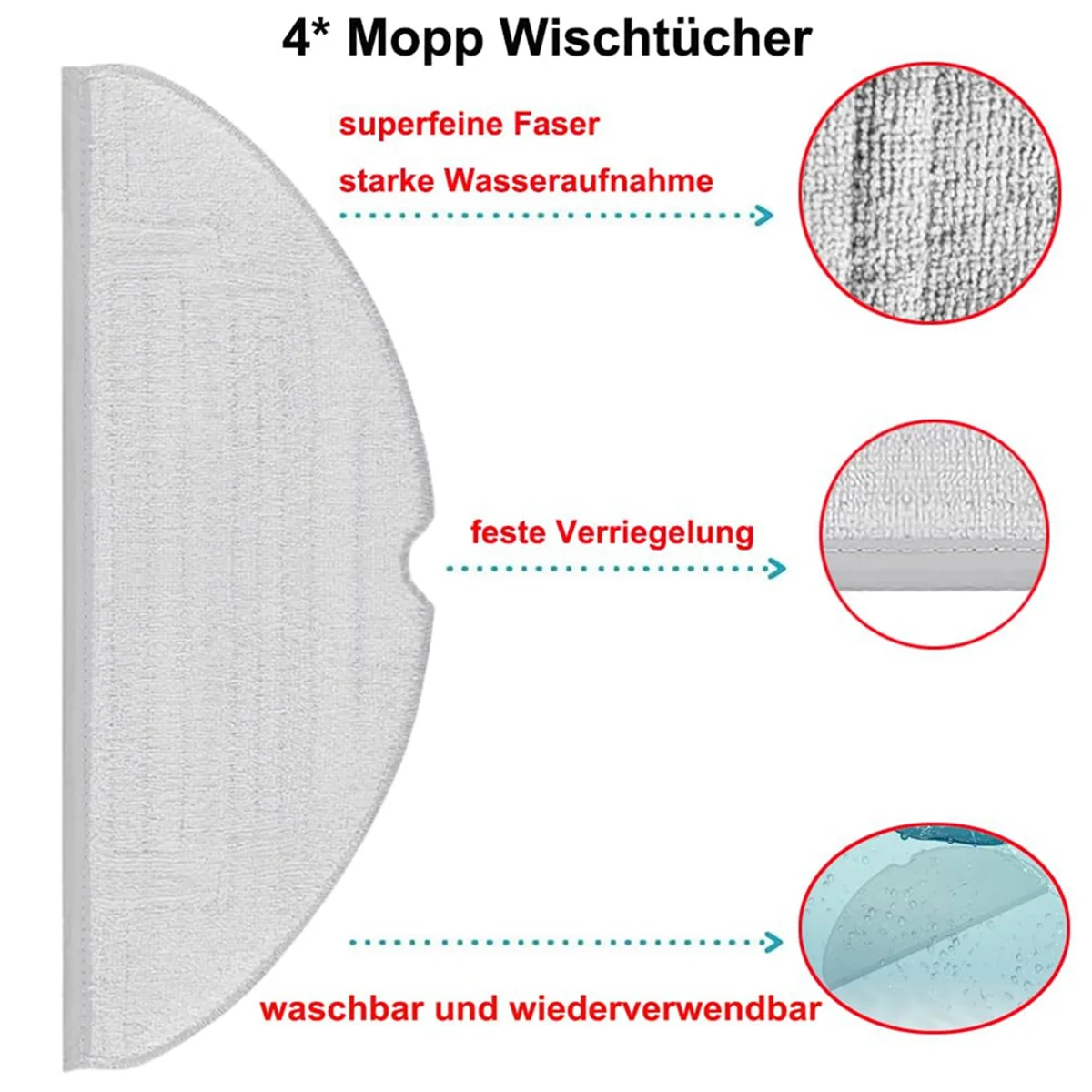 Kit de accesorios para Robot aspirador S8 / S8+ / S8 Pro UItra, cepillo principal doble, Cepillo Lateral, filtro Hepa, paños de fregona