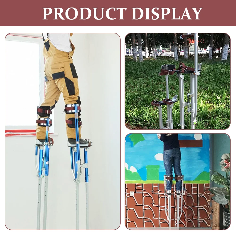 Stilt Accessories Heel Cuffs Drywall Replacement Parts Attachment Bracket Stilts Fixing Bands Foot Rest Straps Kit Heels