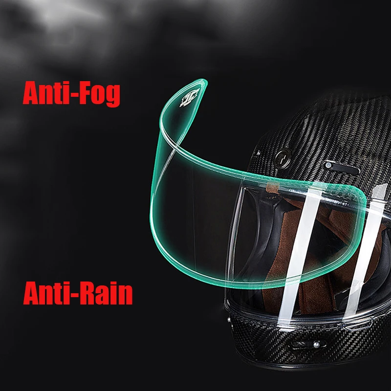 2Pcs Motorcycle Helmet Anti-Fog Rainproof Clear Film Helmet Lens Durable Nano Coat Motorcycle Sticker Safety Driving Accessories