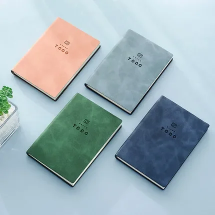 A6 Portable Work Notebook College Student Time Management Self-disciplined Clock Schedule TO DO LIST Notepad Office Stationery