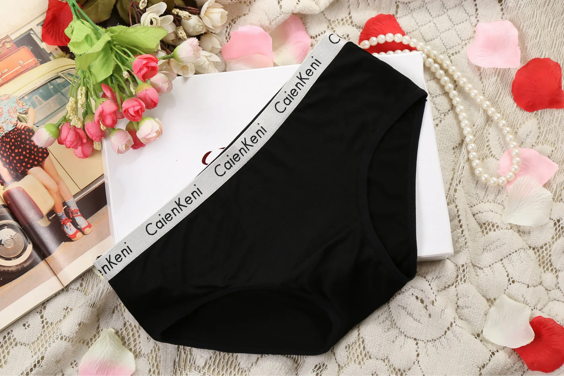 10PCS/lot Women Panties Sexy Cotton Underwear Girls Cute Printed Sexy Briefs Women Breathable Womens Underpants Lingerie