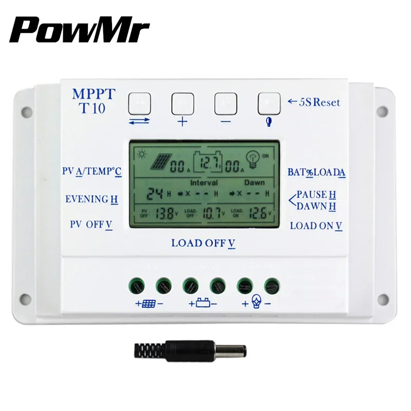 20a30a40a Solar Controller 12v24v Intelligent Charging and Discharging Photovoltaic Street Light Controller