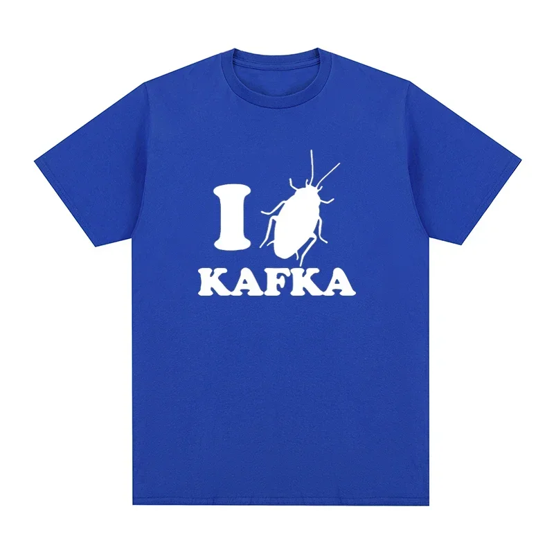 I Love Franz Kafka T-shirts Classic Cotton Men New TEE TSHIRT Womens Tops Japanese Vintage Artwork Tengu Gods Defeat The Evil