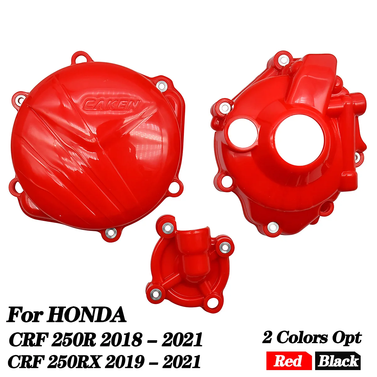 

CAKEN Motorcycle Ignition Guard Water Pump Cover Clutch Protector For Honda CRF 250R 250RX CRF250R CRF250RX 2018 2019 2020 2021