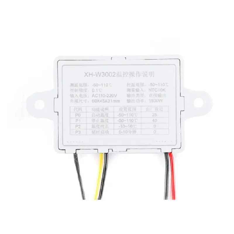 XH-W3002 Digital Temperature Controller Microcomputer Thermostat 24VDC 0.1°C Precision