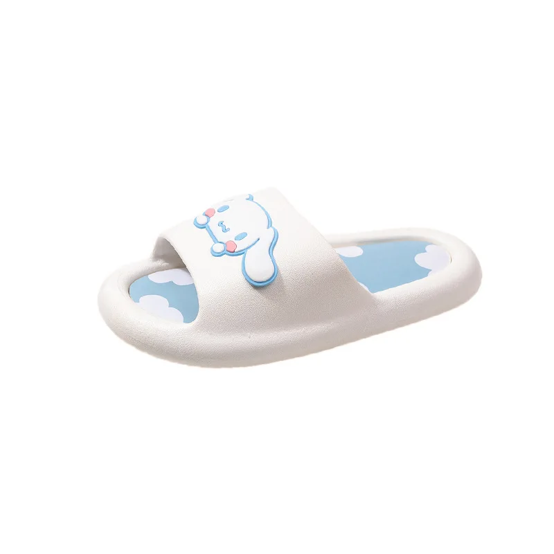 Heart-beating Sanrioed My Melody Girls Sandals Kawaii Anime Kuromi Cinnamoroll Slippers Girls Heart Shape Summer Sweet Cute Shoe