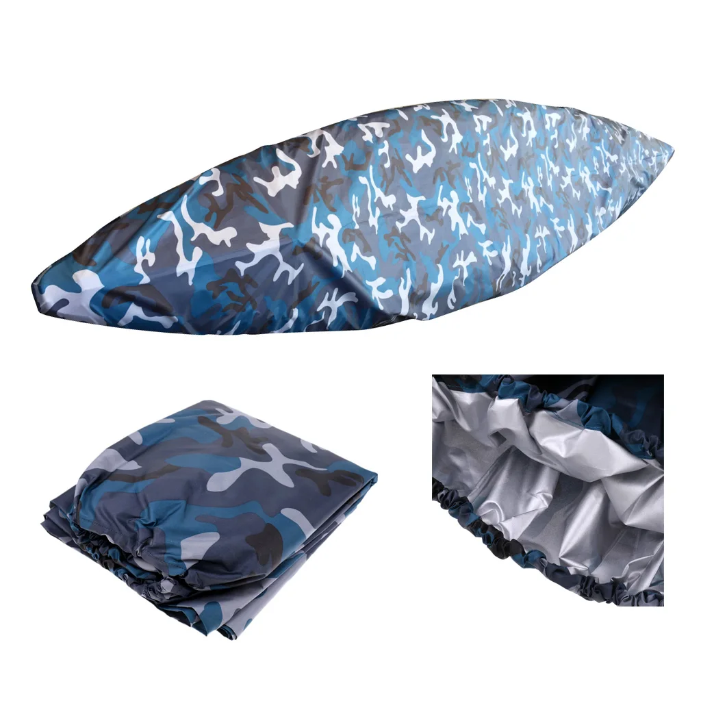 

Resistant Kayak Cover Oxford Cloth Boat Shade Kayaking Accessories for Beach Fishing or Backyard