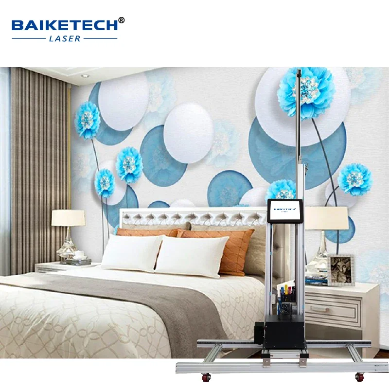 سعر الجملة حبر مائي ثلاثي الأبعاد 32 متر مربع في الساعة سرعة الطباعة AI طابعة نافثة للحبر على الحائط العمودي TH-GW32