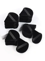 Black Triangle Powder Puff Facial Makeup Sponge Soft Velvet Cosmetics Puff Mixer Beauty Foundation Make-Up Sponge Makeup Access 4
