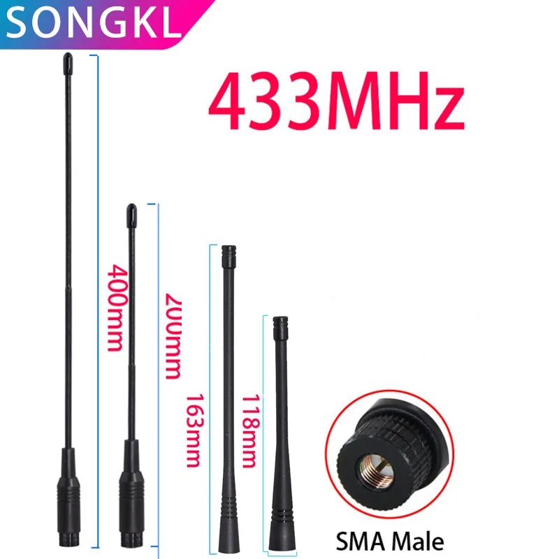 

LORA gateway 433MHz antenna high gain SMA Male Connector antena 470-510mhz 580MHZ OMNI Soft antenne 433m IOT waterproof antennas