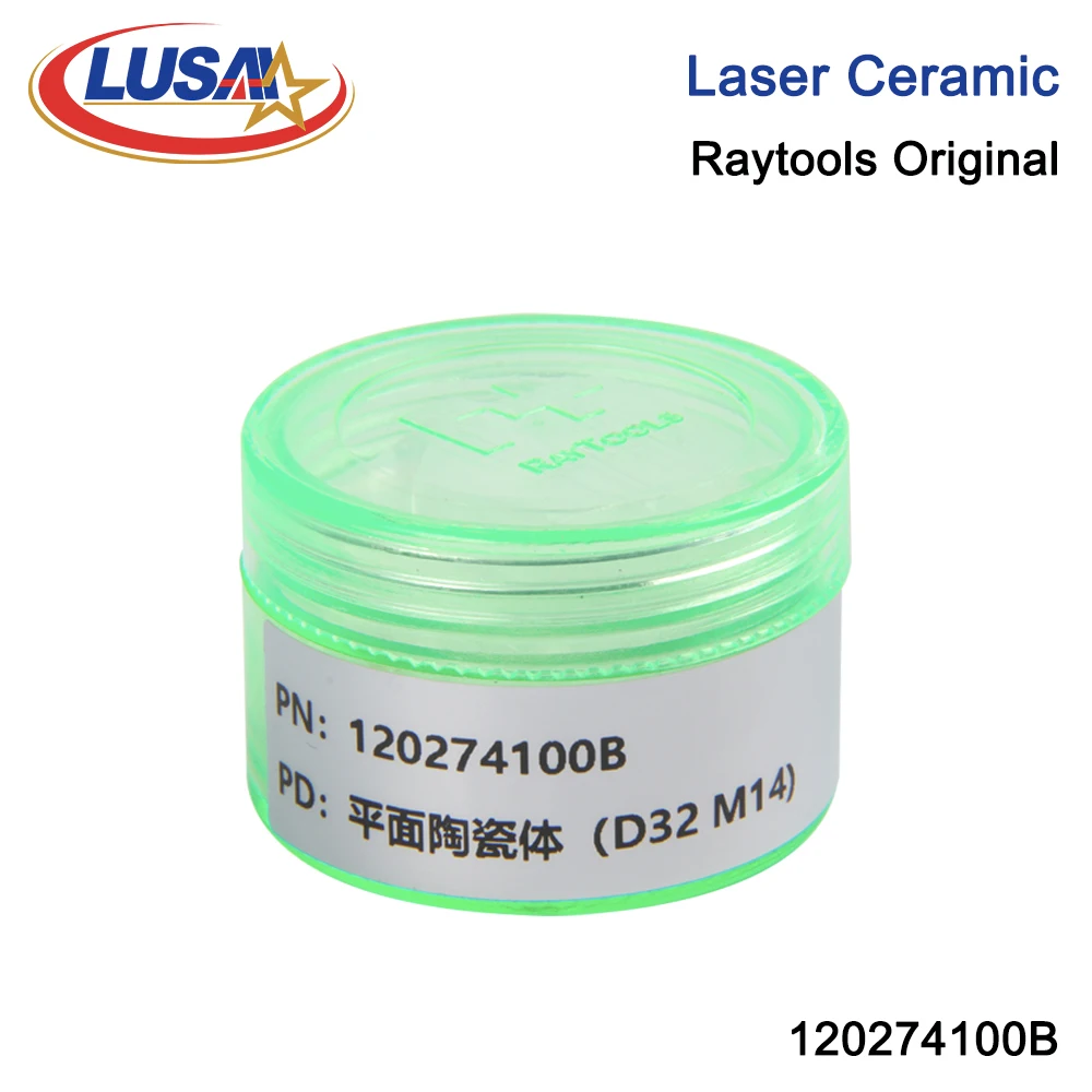 

LUSAI Original Raytools Fiber Laser Ceramic Dia.32mm D32H12M14 Nozzle Holder 120274100B For BT240S BM109 BM111 BM114S