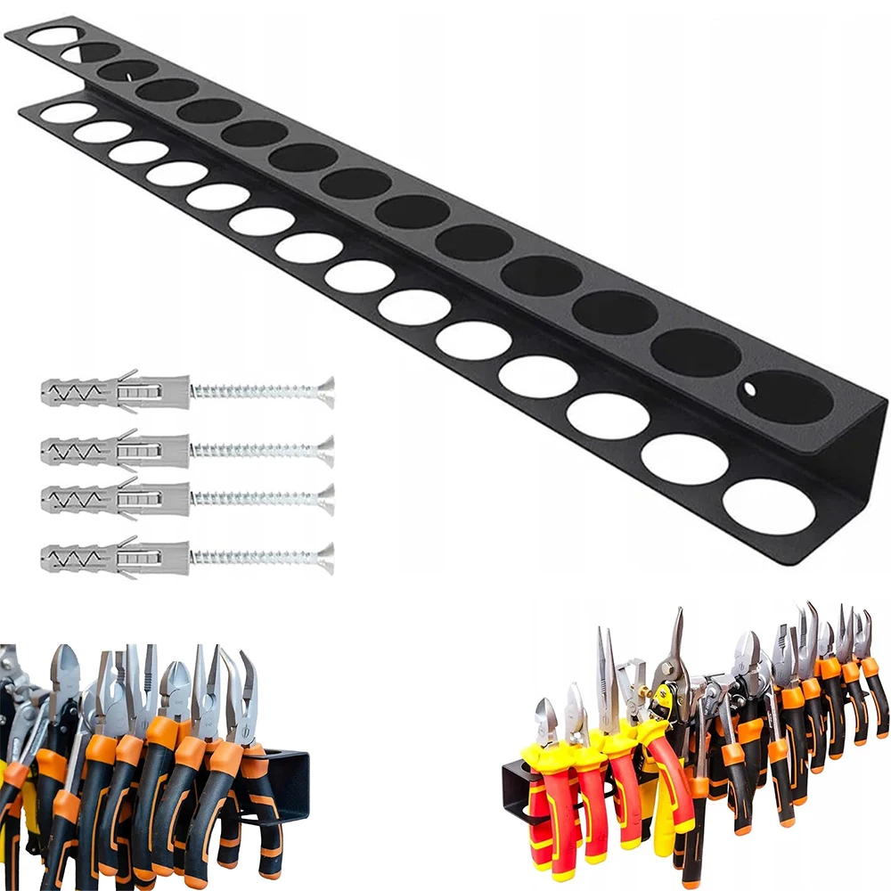 

Screwdriver Rack Wall Mount For 14 Screwdrivers Organizer Storage Organizer Screwdriver Rack Tool Rack Pliers Holder Tool