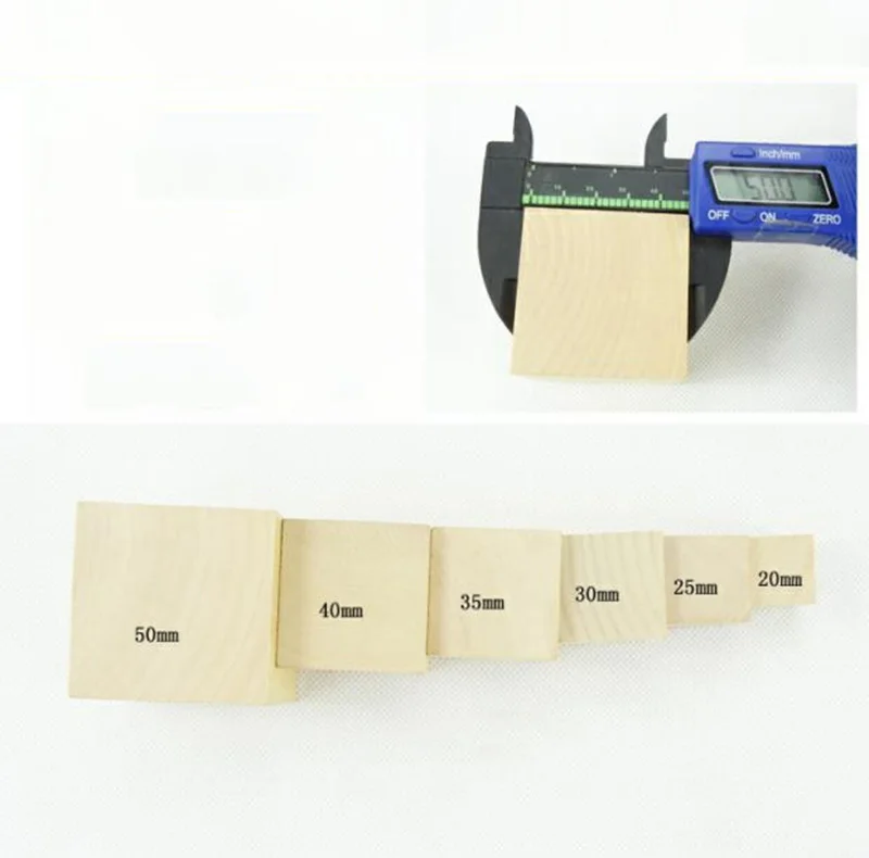 1/10Pcs 0.8/1/1.5/2/2.5/3/3.5/4/5/6/8CM Wood Cube Blocks Square Wooden Cubes for DIY Crafts Model Building