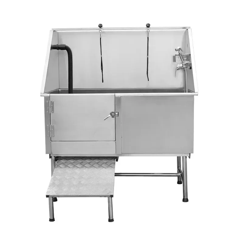 stainless steel bathtub, pet store wash , non-slip pet bath basin