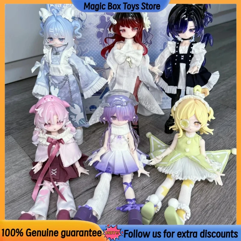 

Come4free 1/8 Electronic Pet Bjd Blind Box Ocean Gem Series Joint Movable Doll Dress Up Figures Doll Trendy Play Ornament Toys